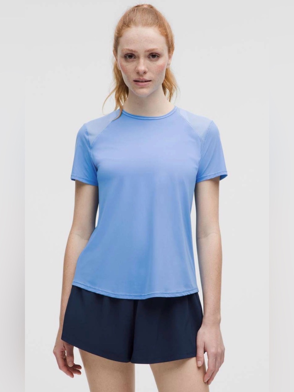 Lululemon Sculpt Short-Sleeve Shirt Pool Party | Estimated Size 8–10